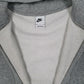 Womens Grey Nike Hoodie Baggy Fit Full Zip Jumper