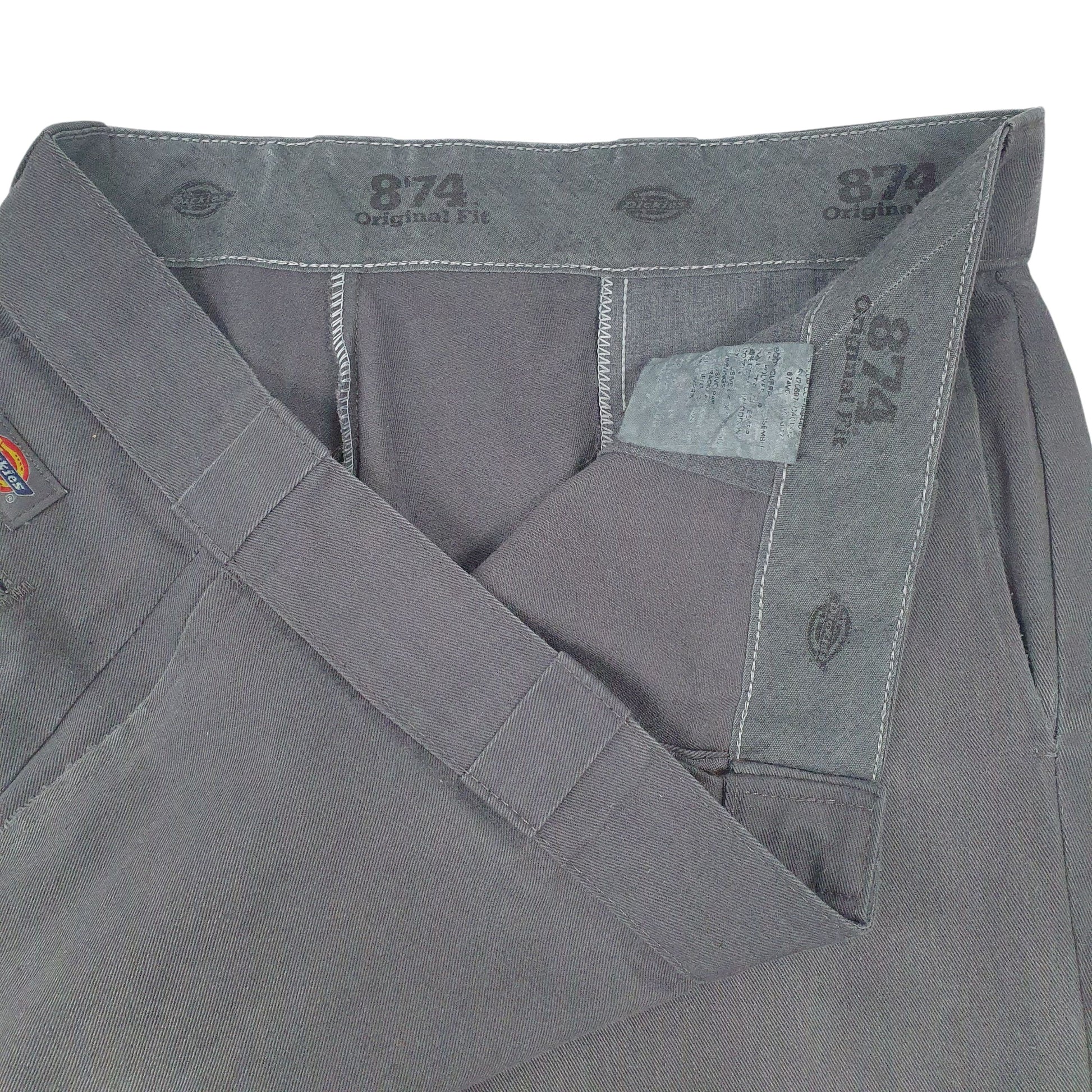 Mens Grey Dickies 874 Original Fit Crewneck Trousers