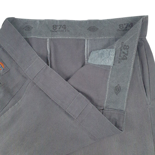 Mens Grey Dickies 874 Original Fit Crewneck Trousers