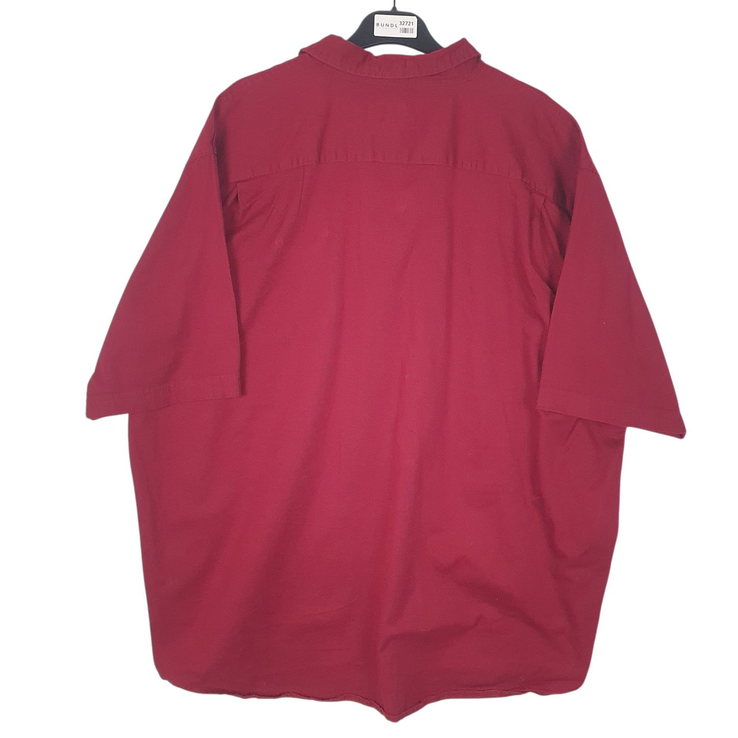Mens Burgundy Wrangler Comfort Flex  Shirt