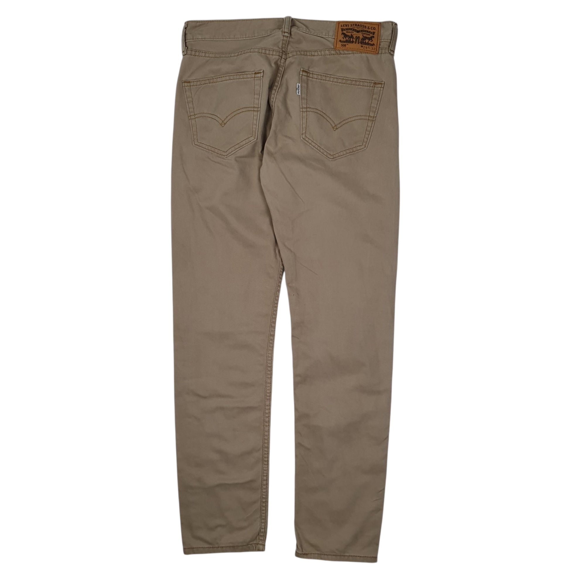 Mens Beige Levis 508  Trousers