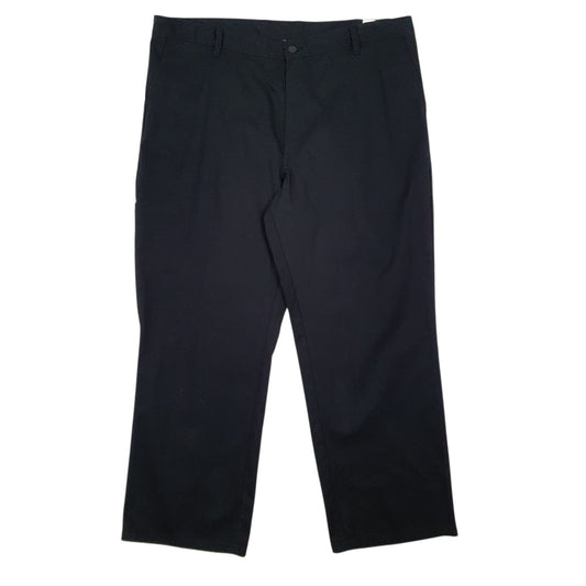 Mens Black Dickies Workwear Chino Trousers