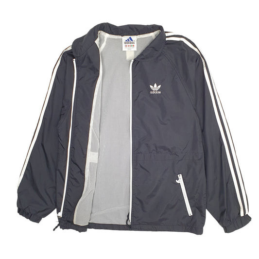 Mens Black Adidas Vintage 90s  Coat