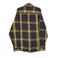 Mens Green L.L.Bean Heavy Thick Plaid  Shirt