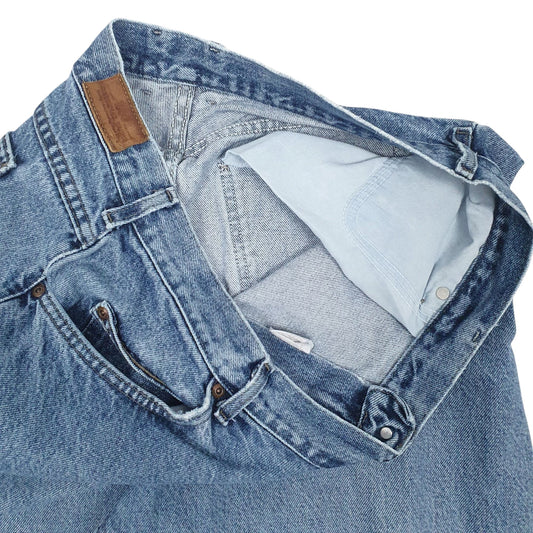 Mens Blue Lee Vintage 90s Hoodie Jeans