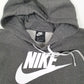 Mens Grey Nike  Hoodie Jumper
