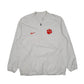 Mens White Nike Clemson Quarter Zip Pullover  Coat