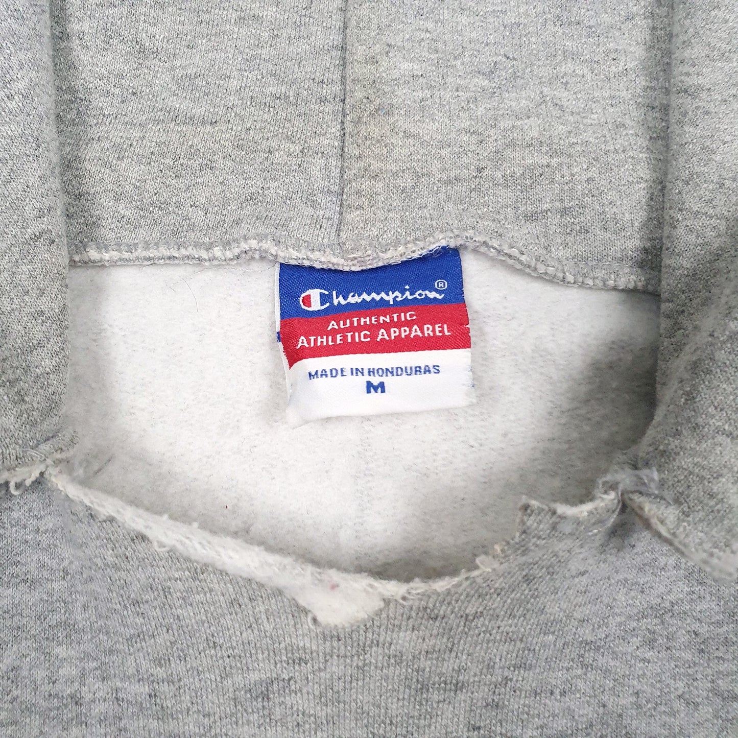 Mens Grey Champion  Hoodie Jumper