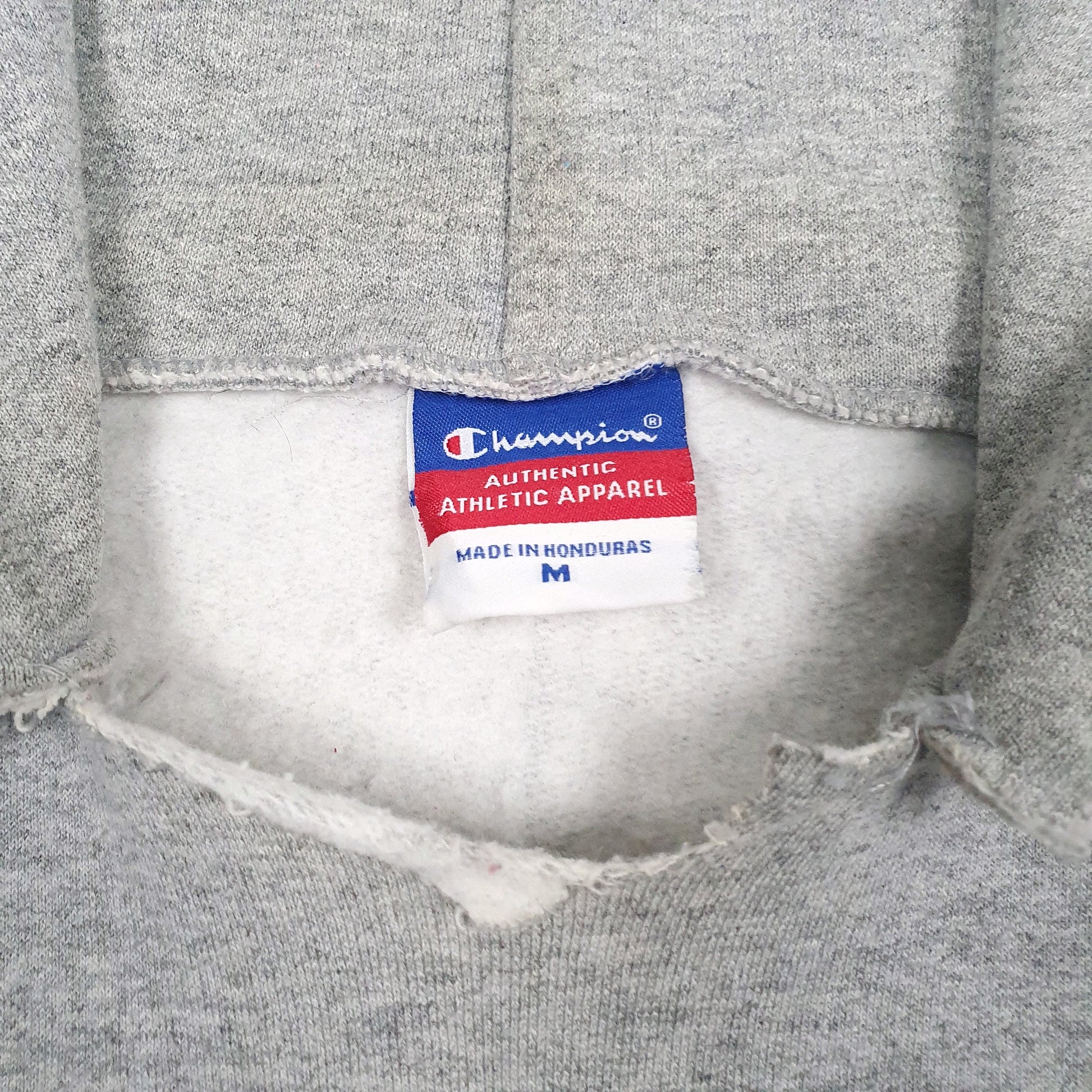 Mens Grey Champion  Hoodie Jumper