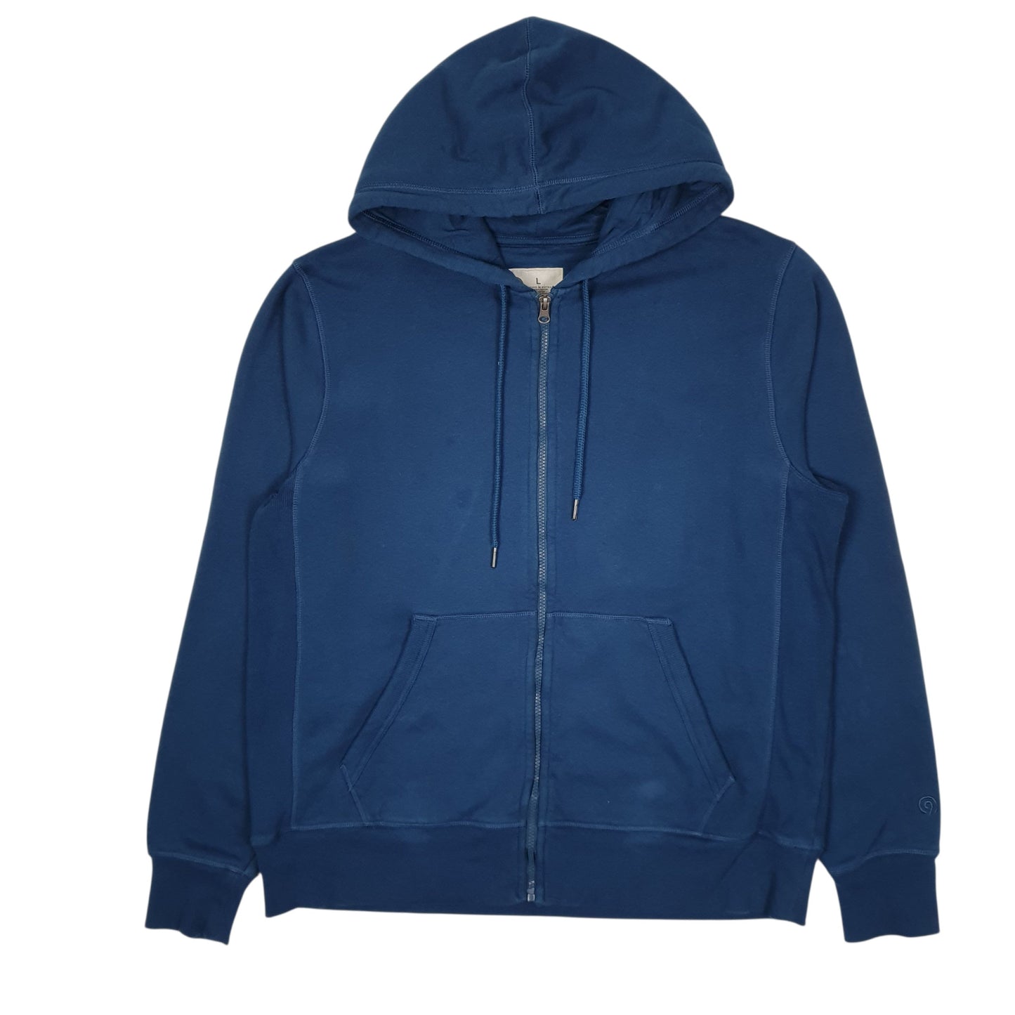 Mens Navy Champion Hoodie Full Zip Jumper
