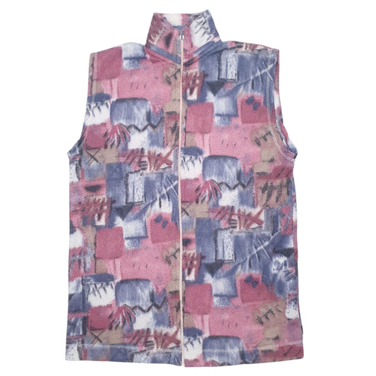 Mens Pink Unbranded Vintage Gilet Jumper