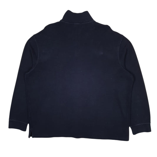 Mens Navy Polo Ralph Lauren  Quarter Zip Jumper