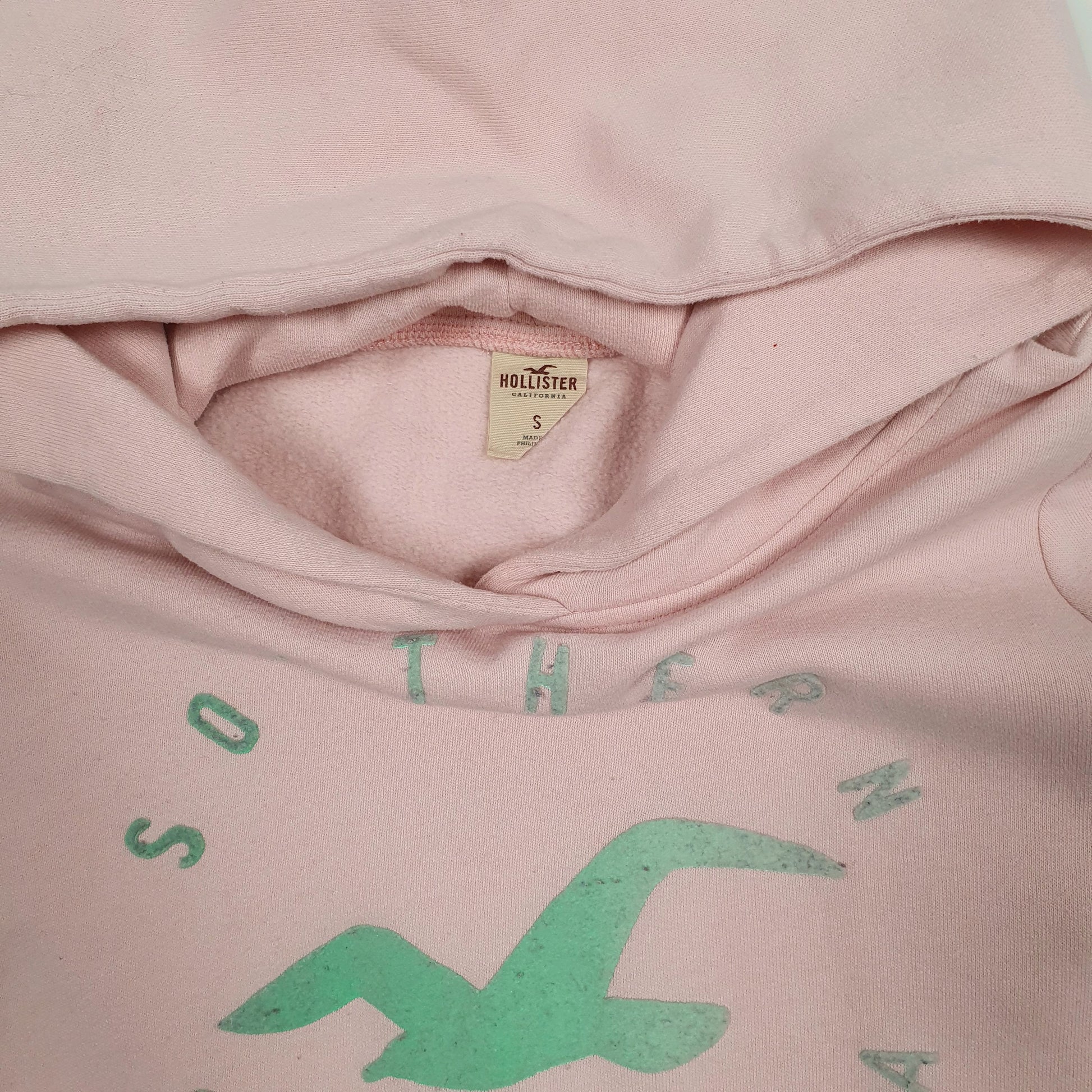 Womens Pink Hollister  Hoodie Jumper