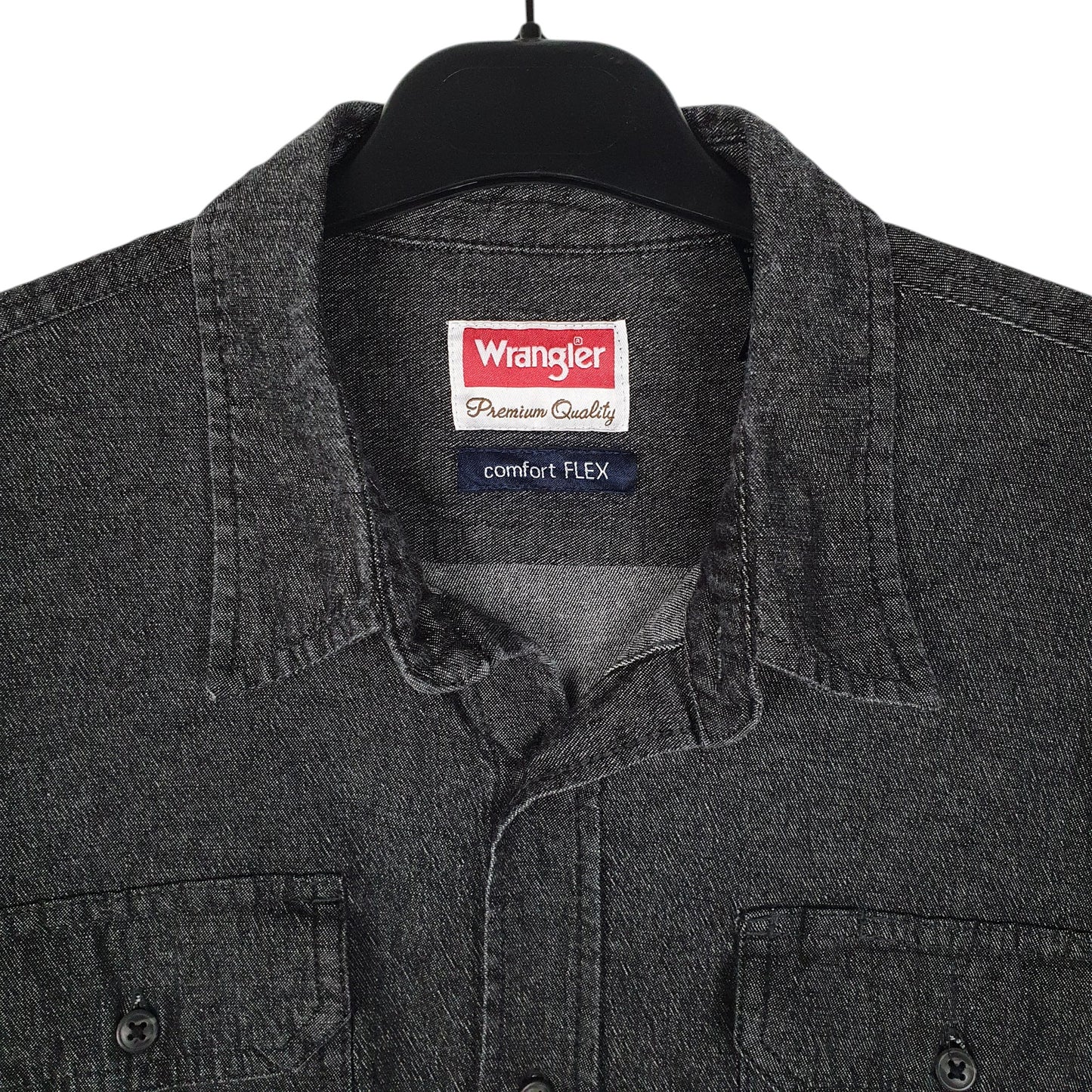 Mens Grey Wrangler   Shirt