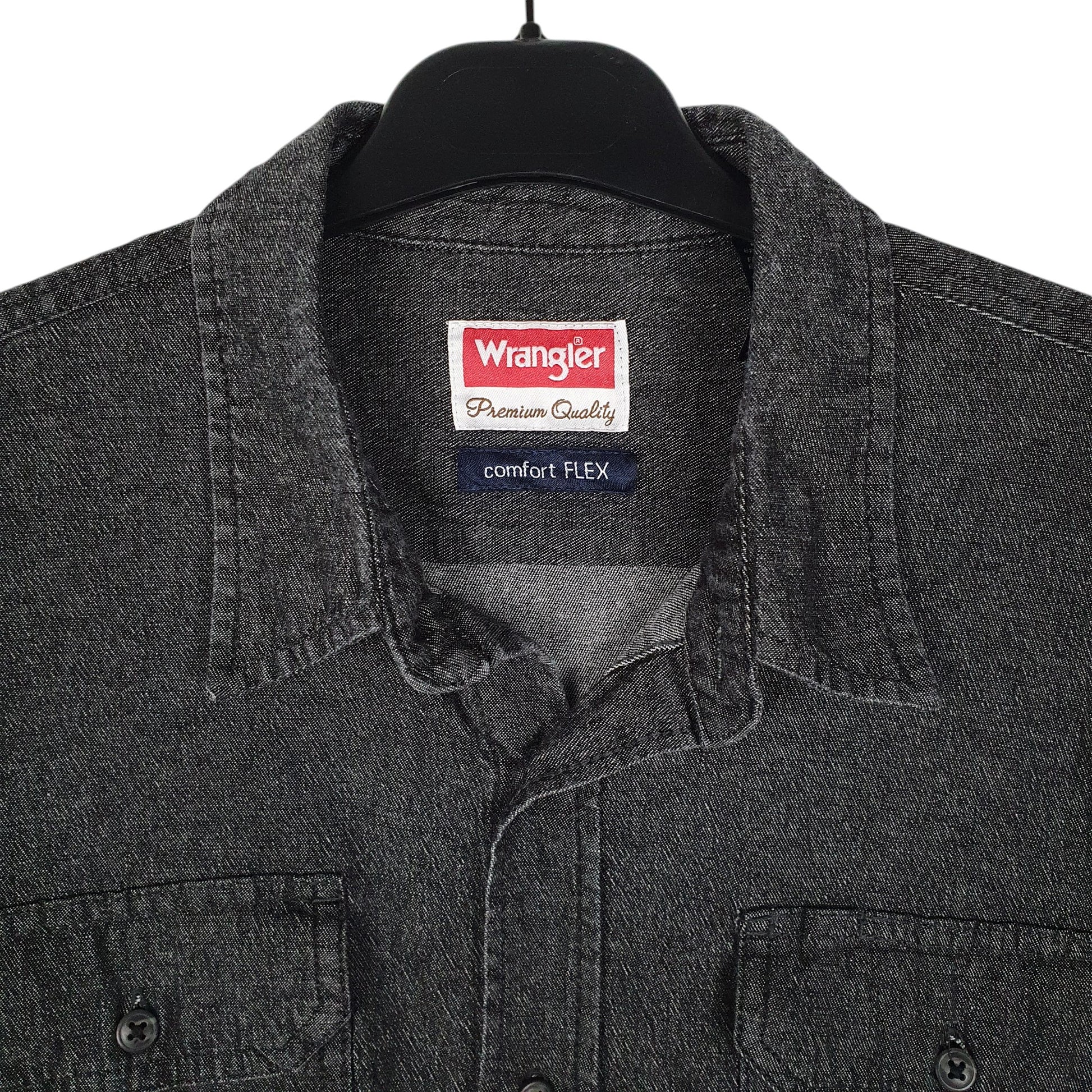 Mens Grey Wrangler   Shirt