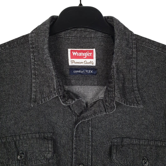 Mens Grey Wrangler   Shirt