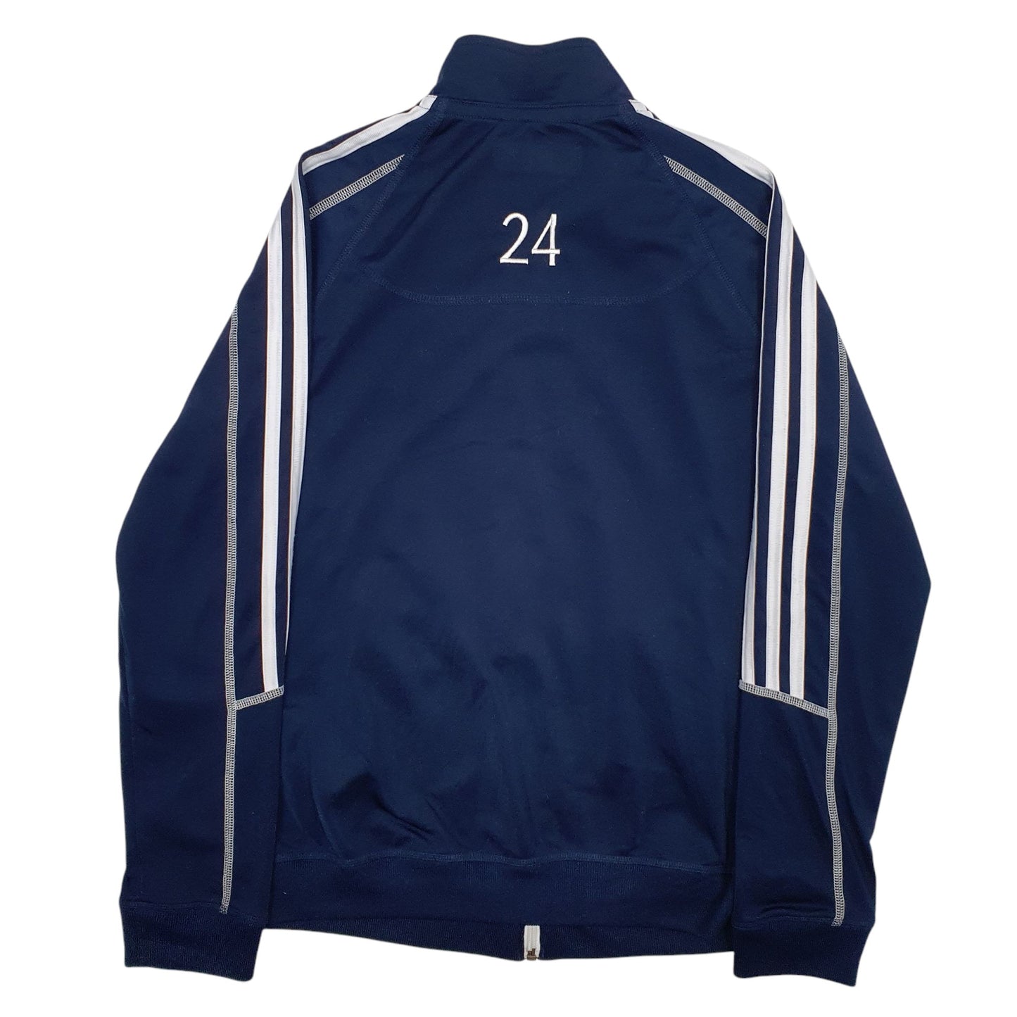 Mens Navy Adidas Active Wear Pirates Volleyball Full Zip Jumper