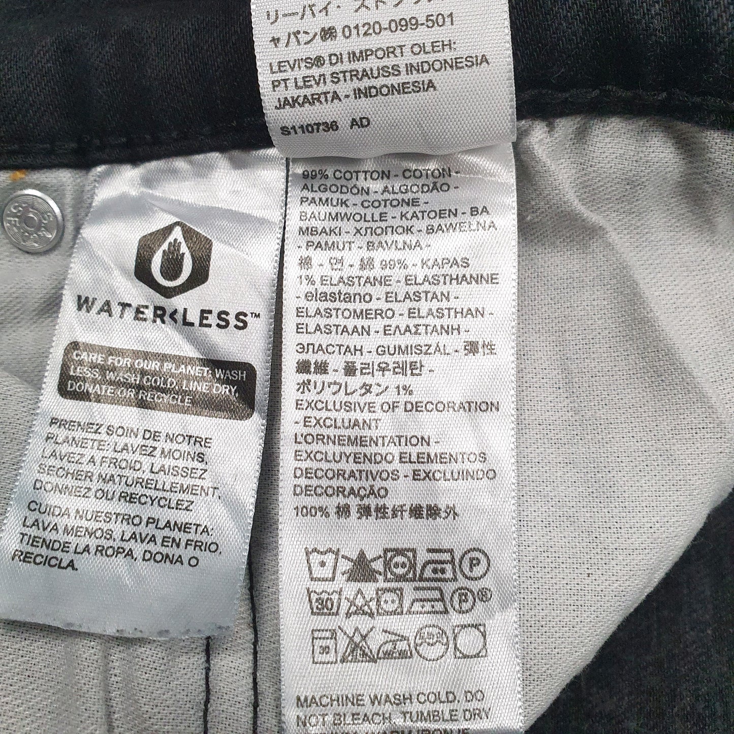 Mens Black Levis   Jeans