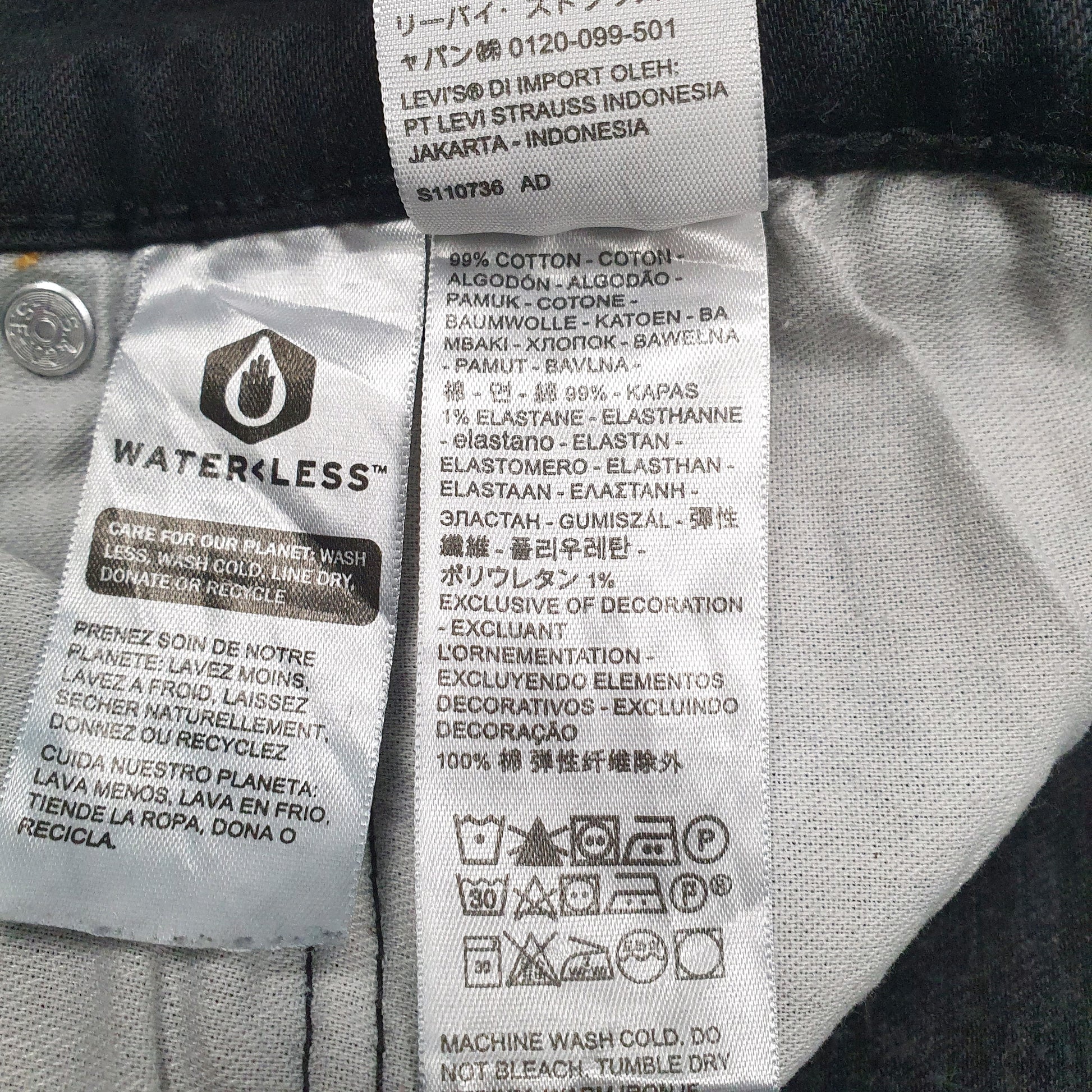 Mens Black Levis   Jeans