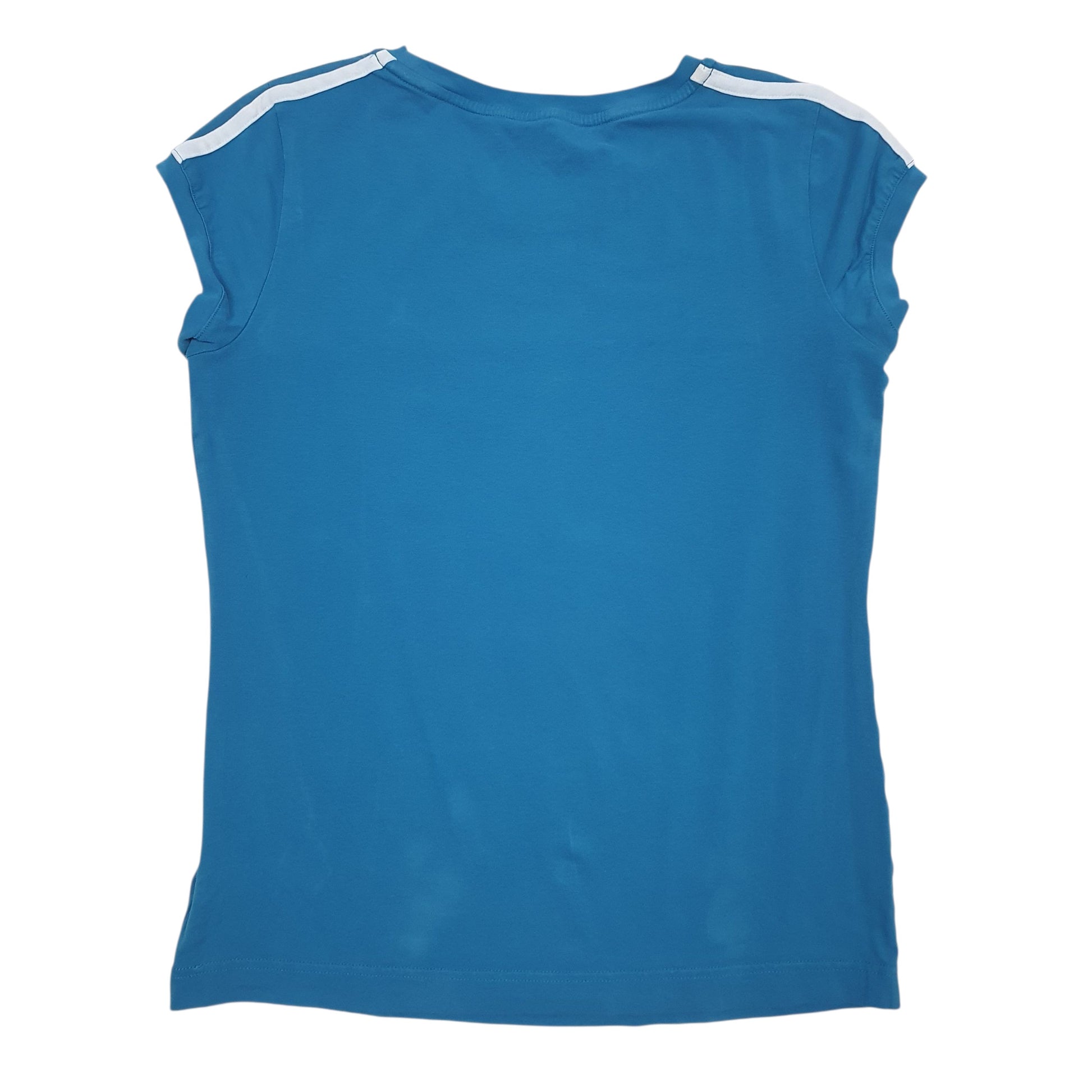Womens Blue Adidas Active Wear Cardigan T Shirt