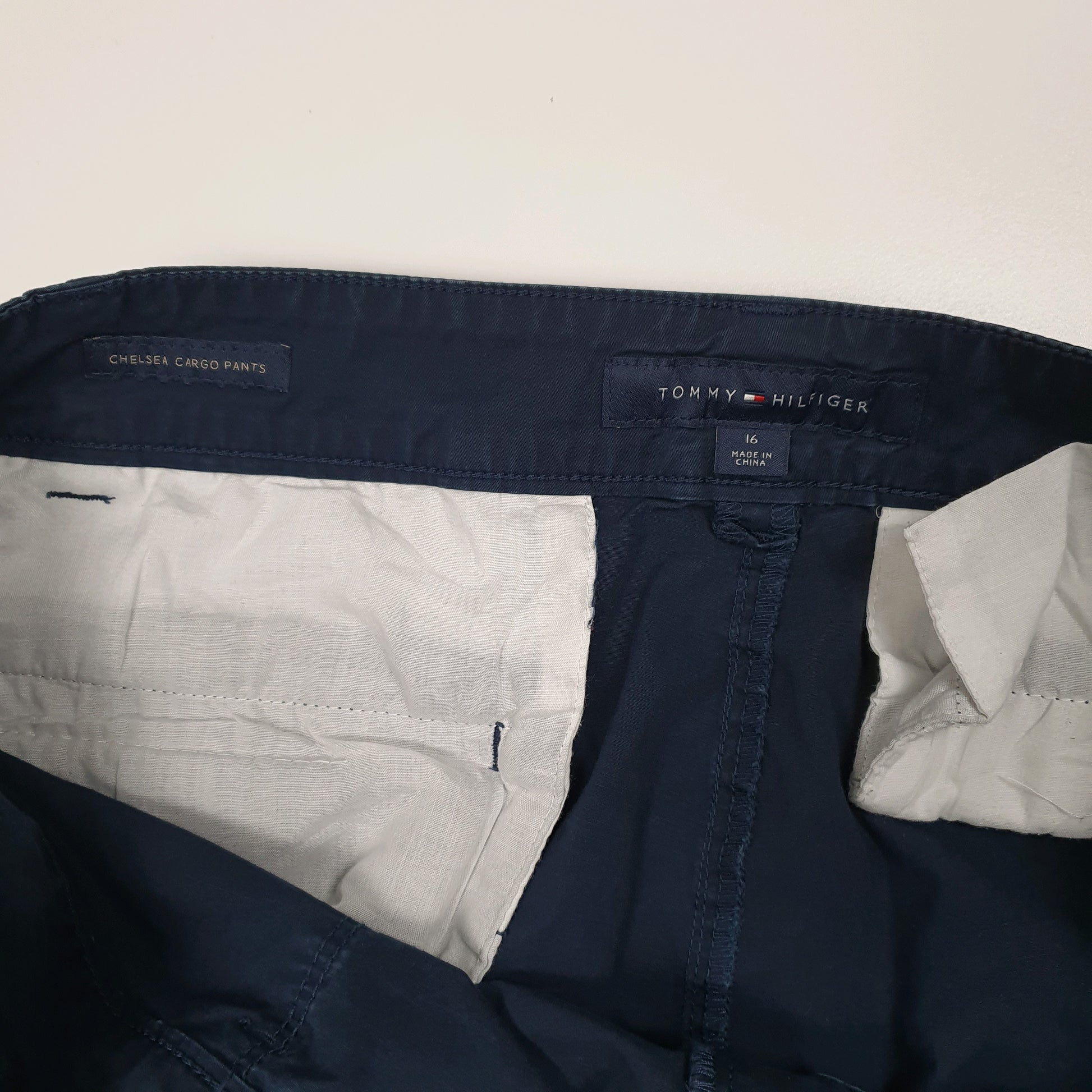 Womens Navy Tommy Hilfiger Chelsea  Trousers