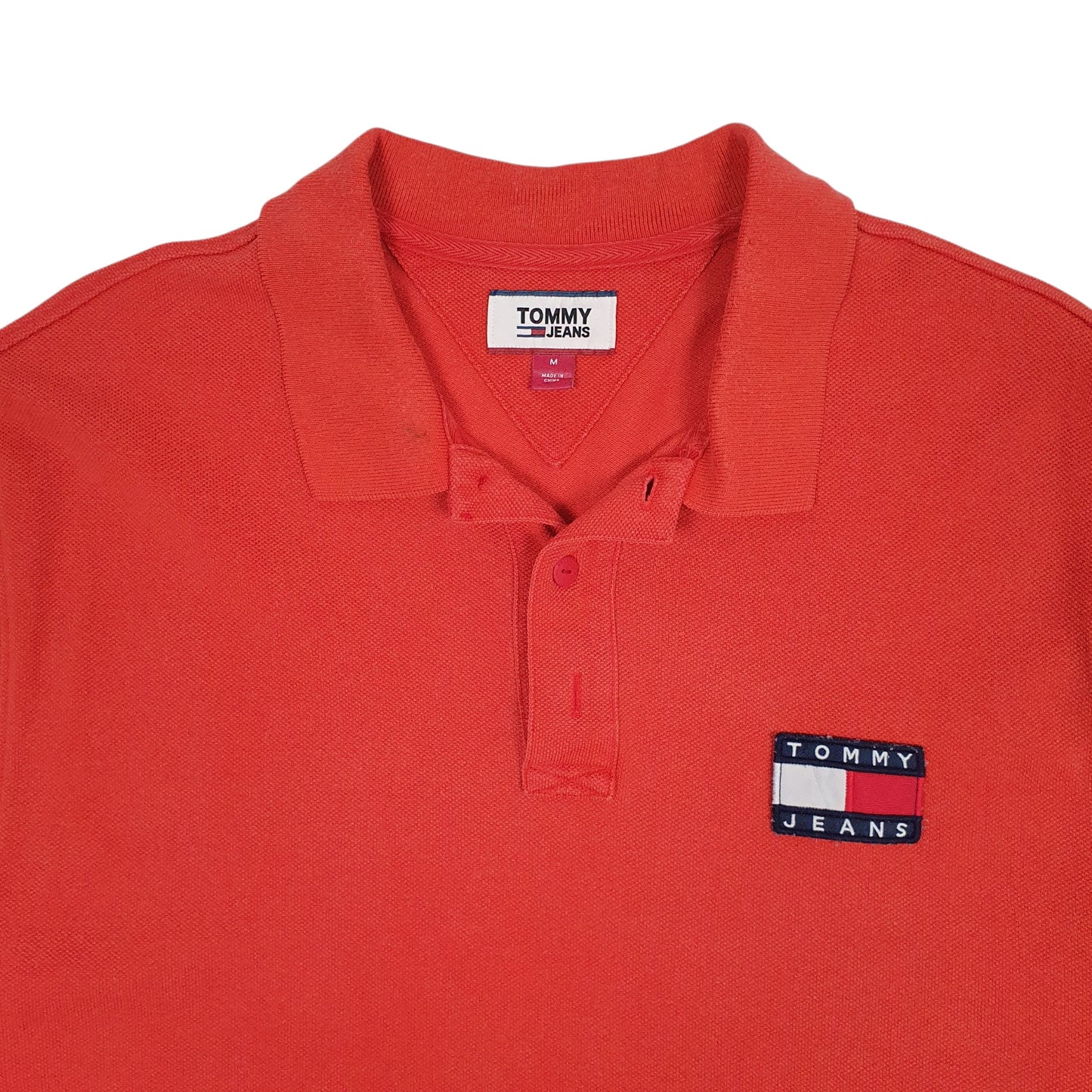 Mens Red Tommy Hilfiger   Polo Shirt