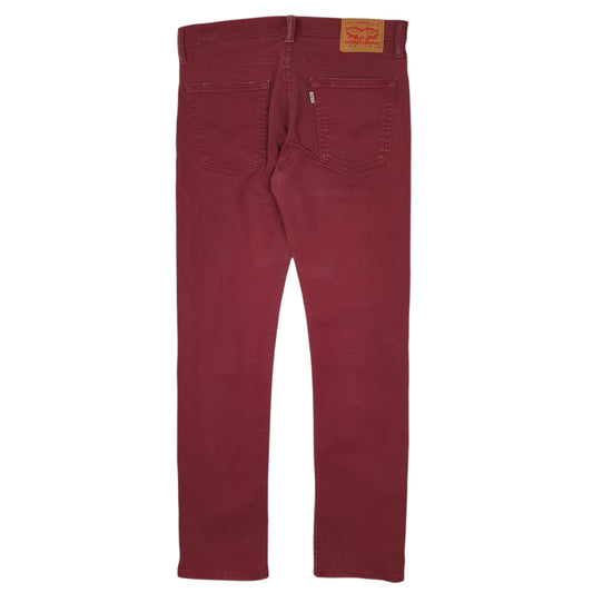 Mens Red Levis   Jeans