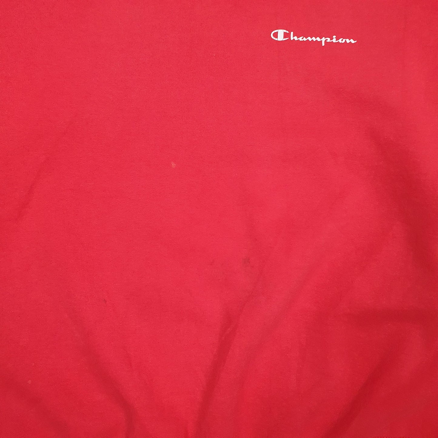Mens Red Champion  Crewneck Jumper