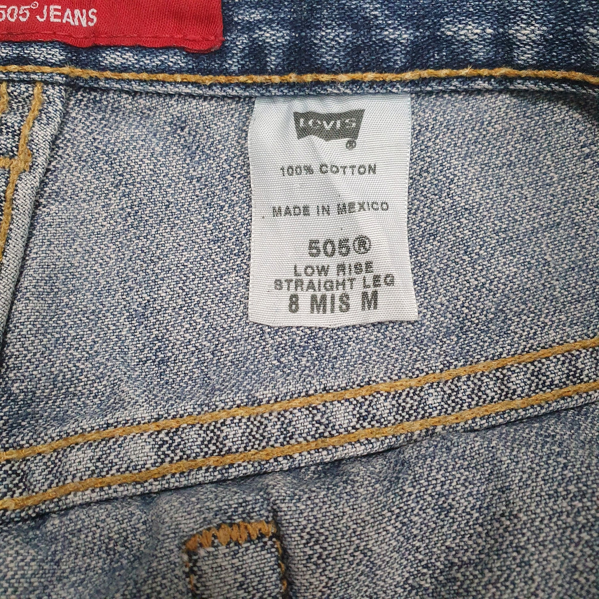 Womens Blue Levis Nouveau Straight  Jeans