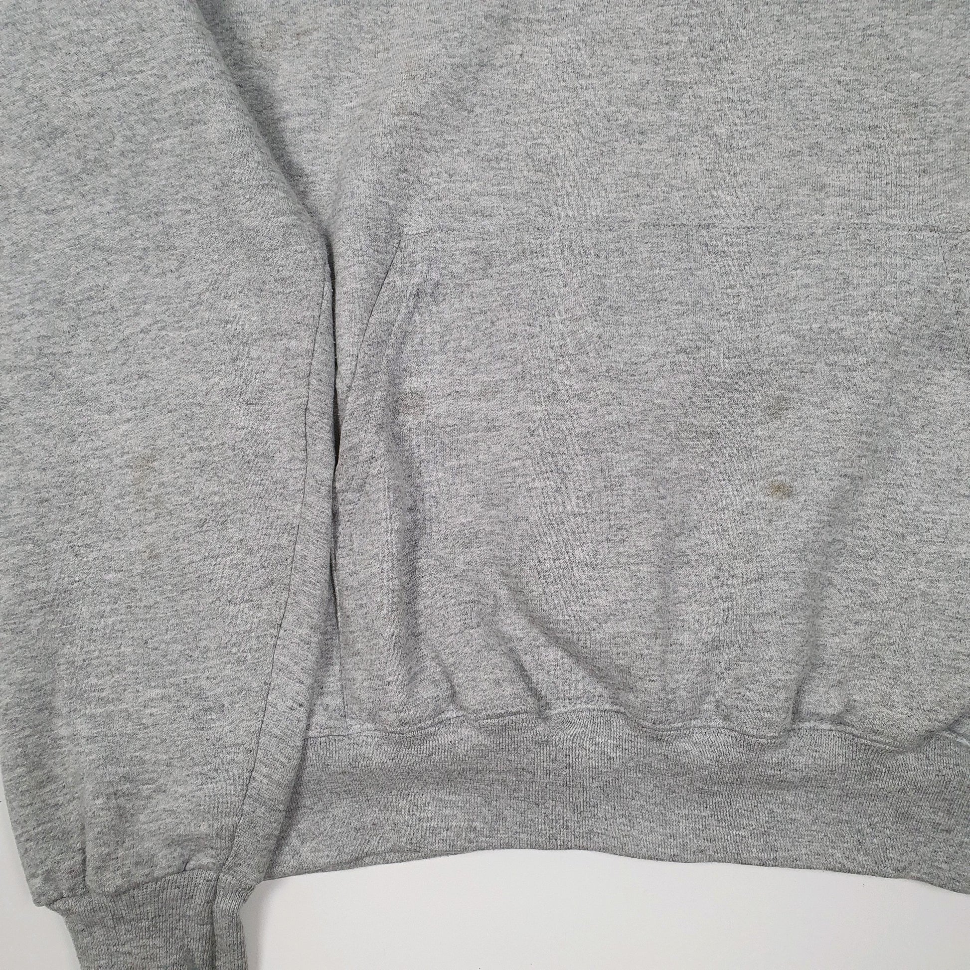Mens Grey Champion Detroit Hoodie Jumper