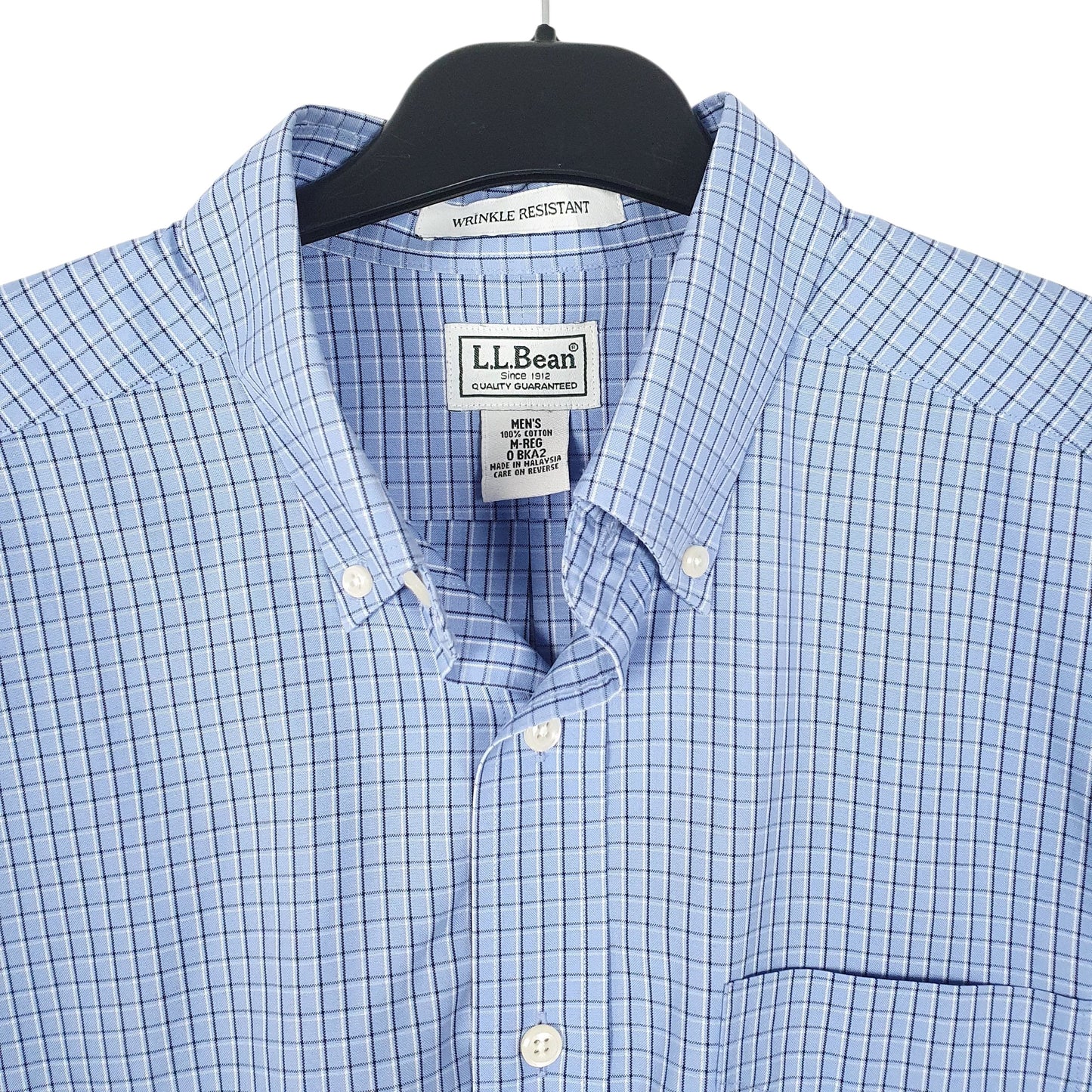 Mens Blue LL Bean   Shirt