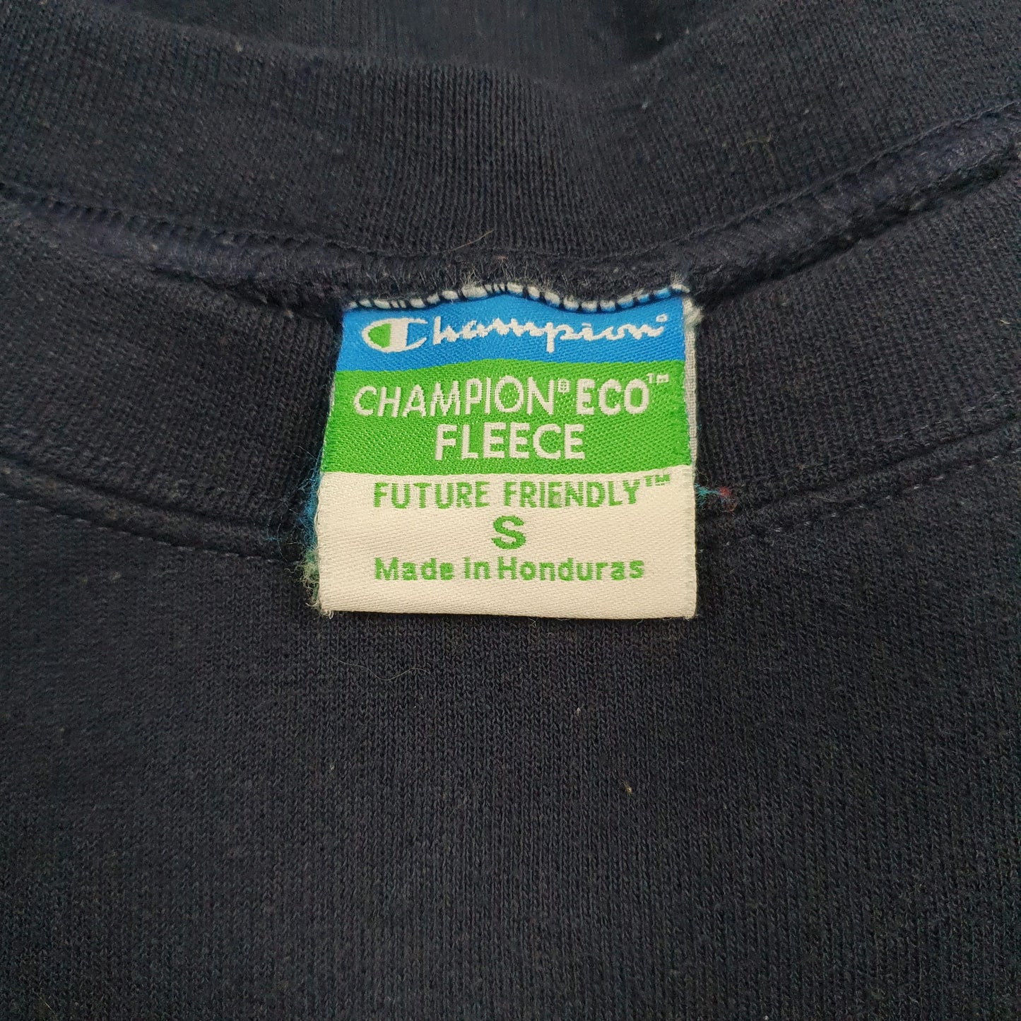 Mens Navy Champion University of North Carolina Crewneck Jumper