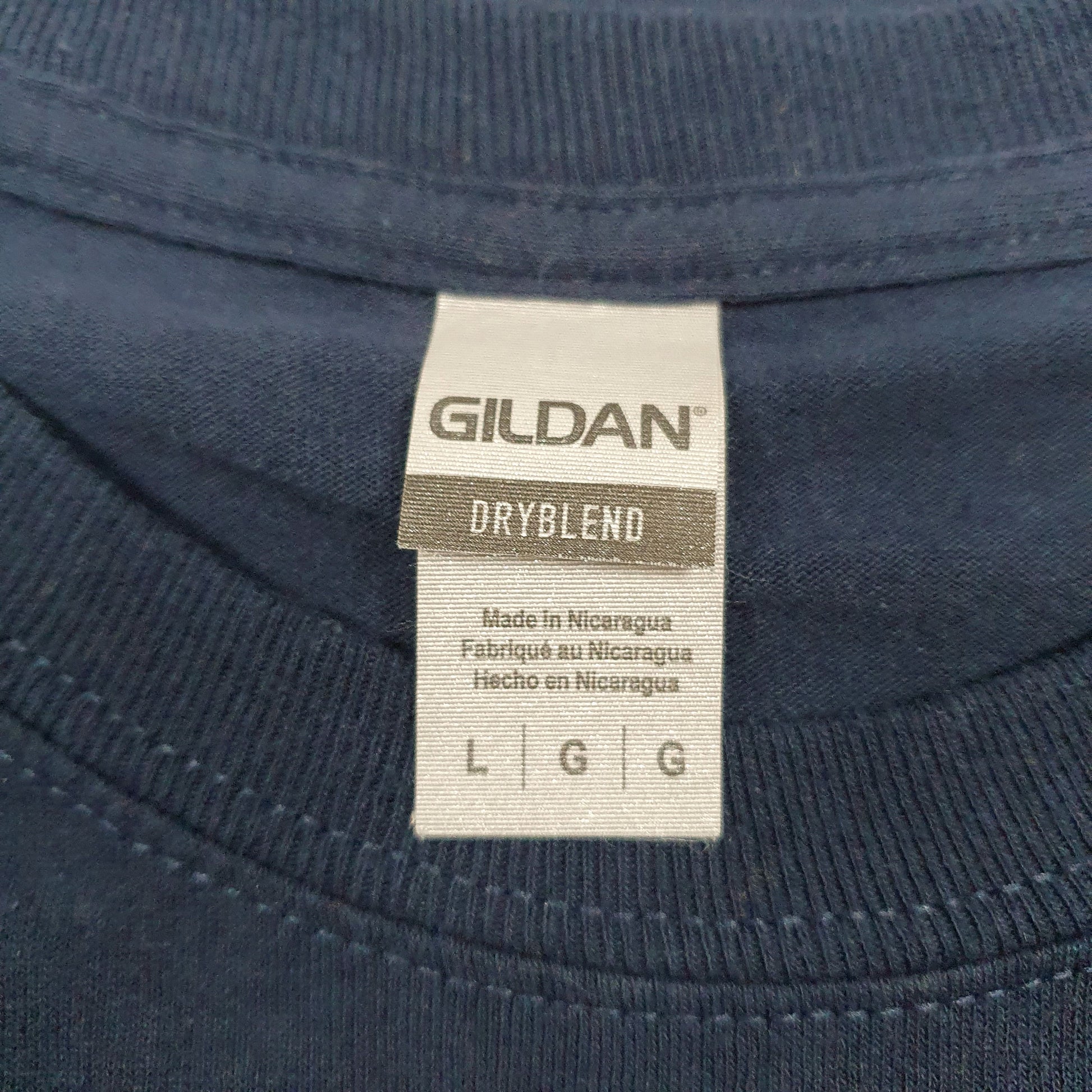 Mens Navy Gildan   T Shirt