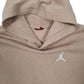 Mens Beige Nike Air Jordan Basketball Hoodie Jumper