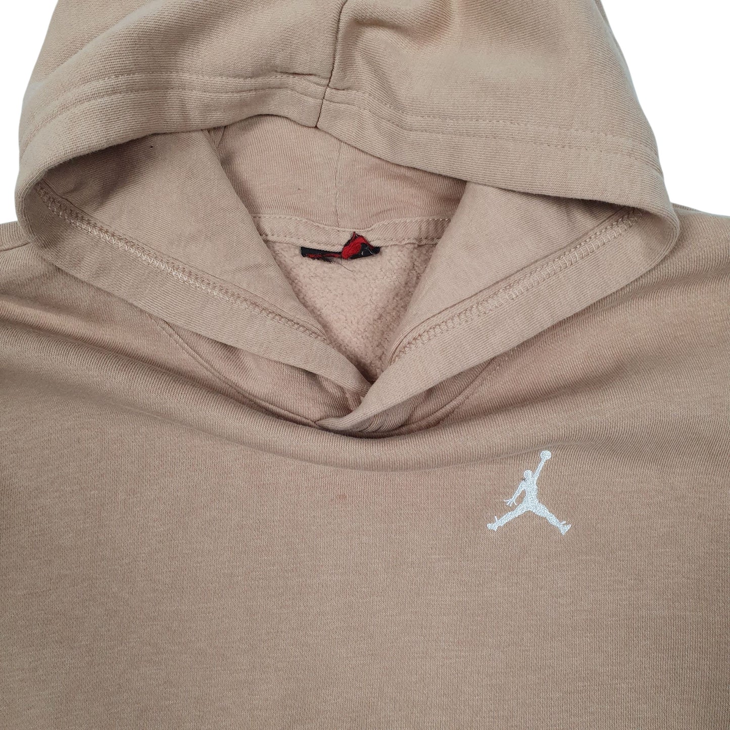 Mens Beige Nike Air Jordan Basketball Hoodie Jumper