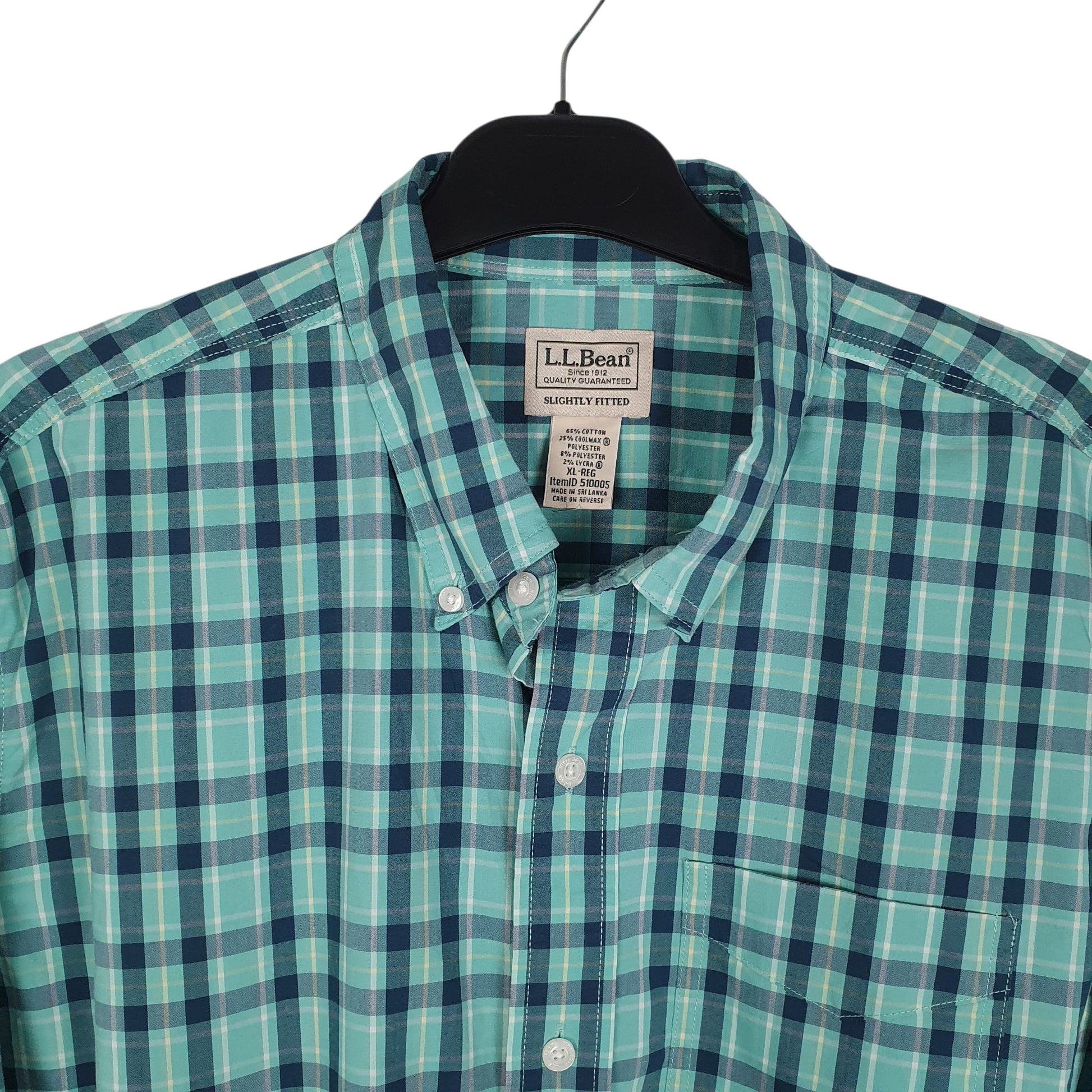 Mens Green L.L.Bean   Shirt