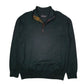 Mens Green Barbour  Quarter Zip Jumper