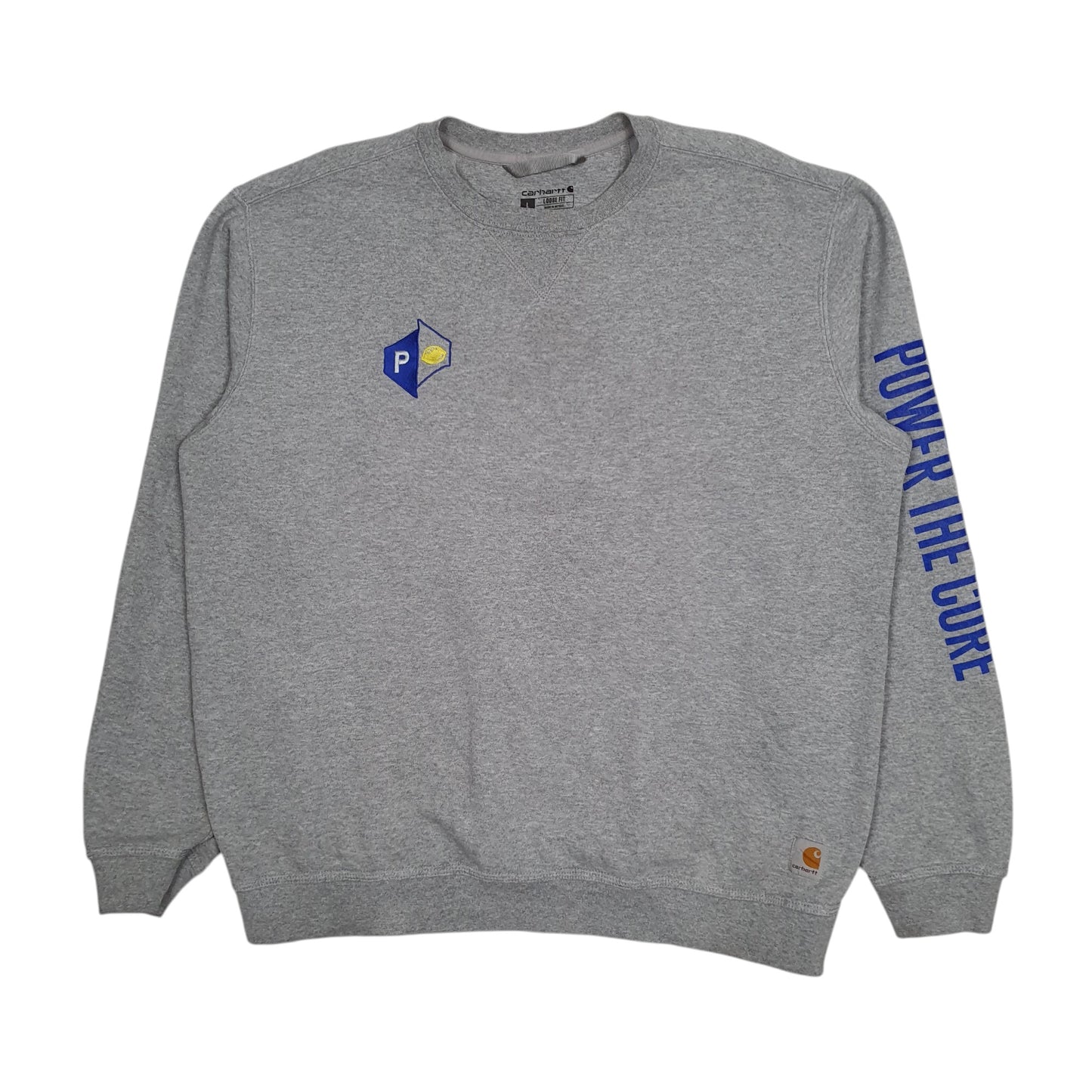 Mens Grey Carhartt  Crewneck Jumper