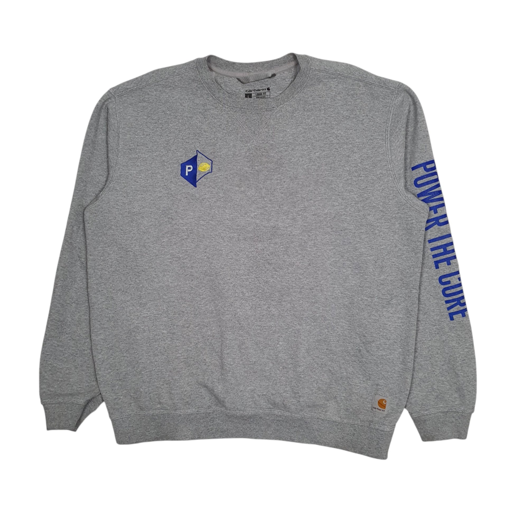 Mens Grey Carhartt  Crewneck Jumper