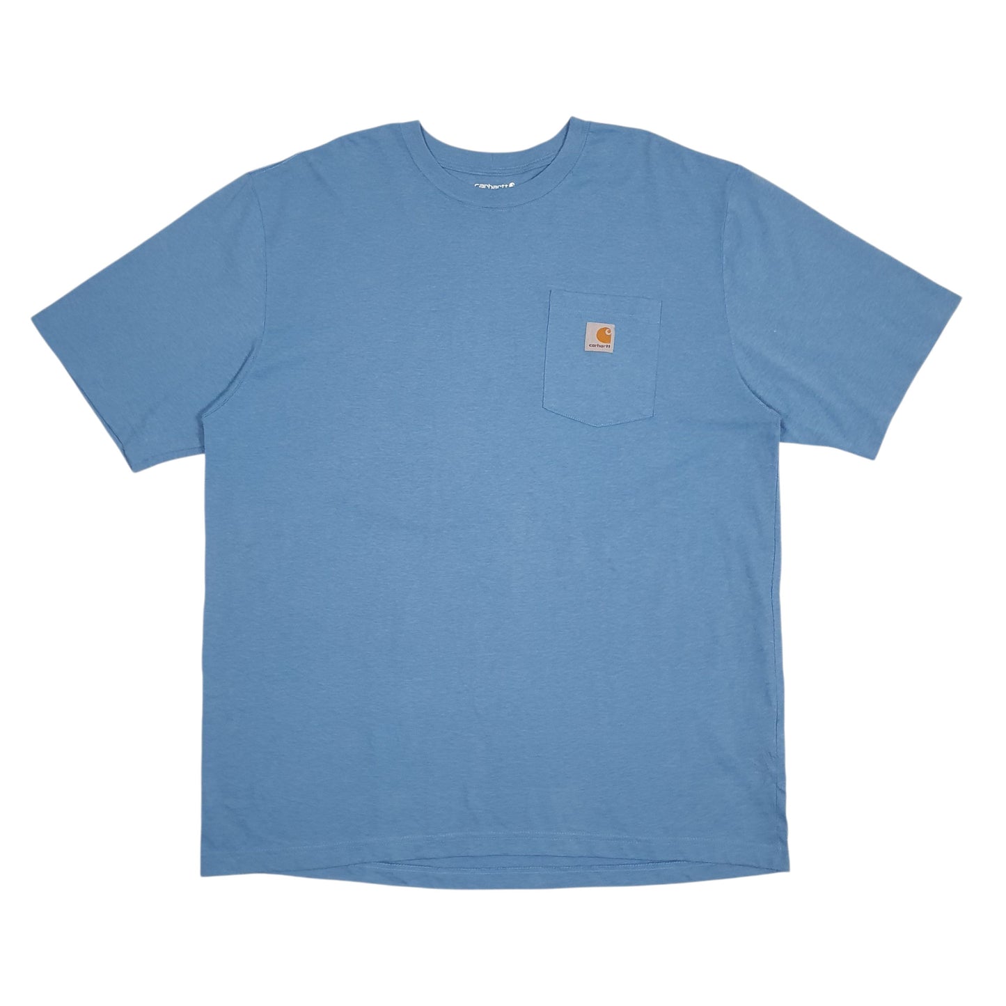 Mens Blue Carhartt K87 H54 Short Sleeve T Shirt