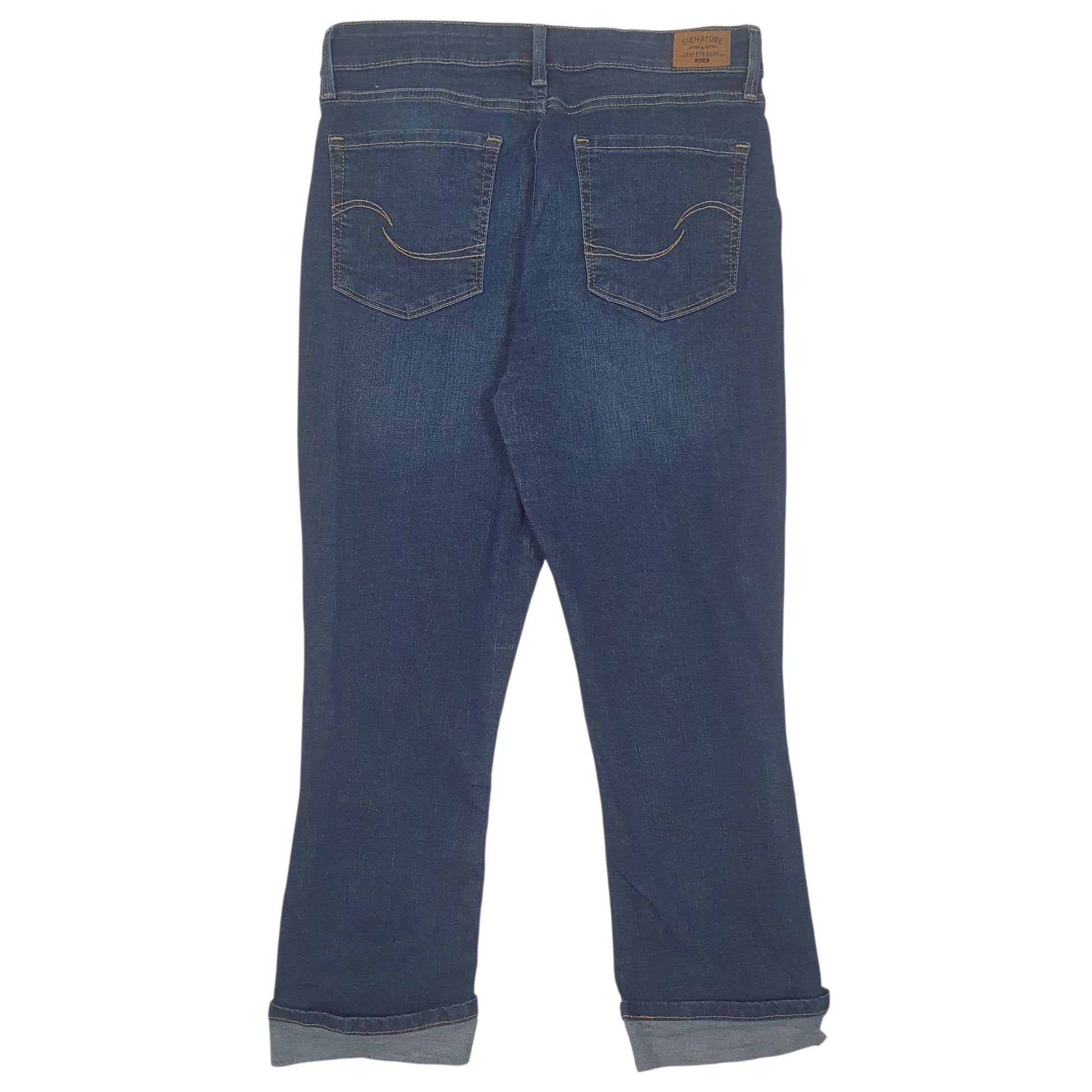 Womens Blue Levis Capri  Jeans