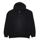 Mens Black Fila Hoodie Full Zip Jumper