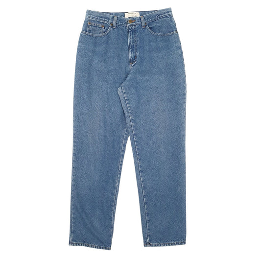 Womens Blue L.L.Bean Blanket Lining Double L 90s Relaxed JeansW30 L31