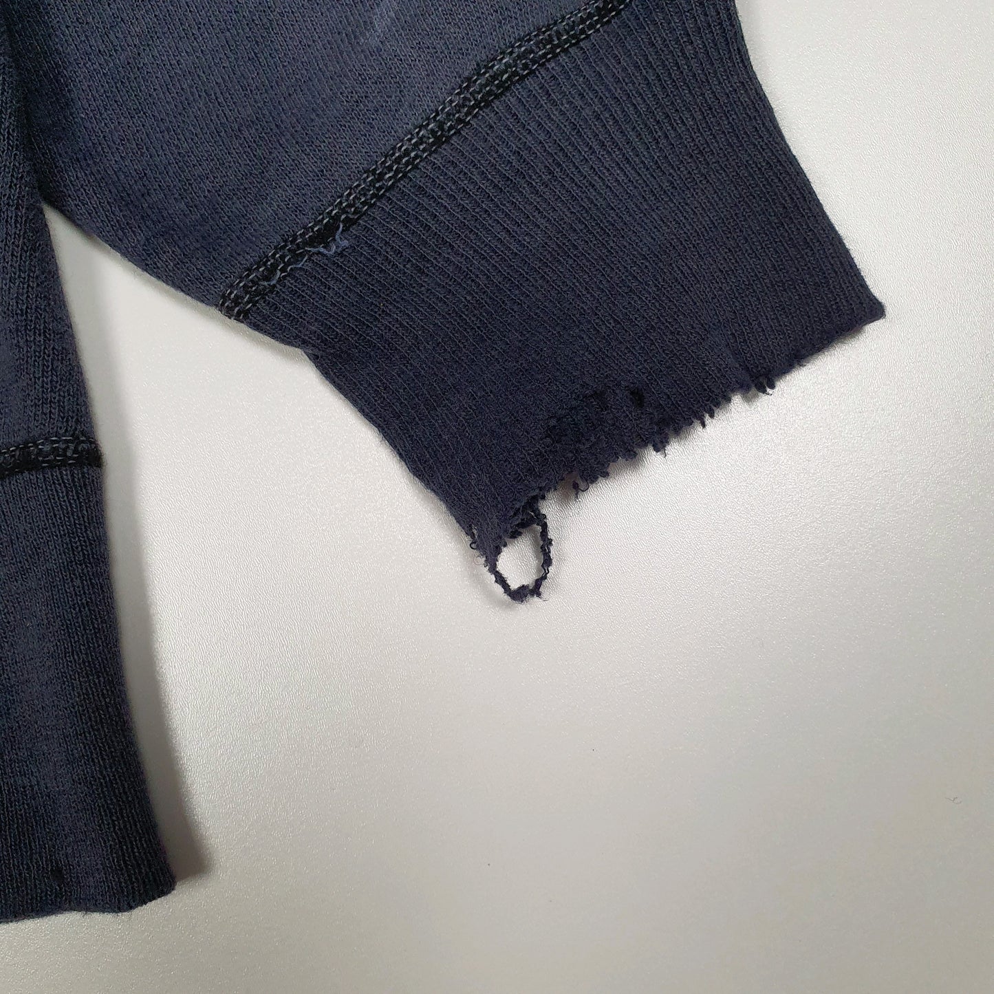 Mens Navy Unbranded Vintage 1950s 60s Alderwood Collegiate Canada Crewneck Jumper