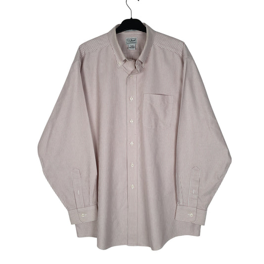 Mens Pink L.L.Bean  Long Sleeve Shirt