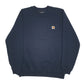 Mens Navy Carhartt  Crewneck Jumper