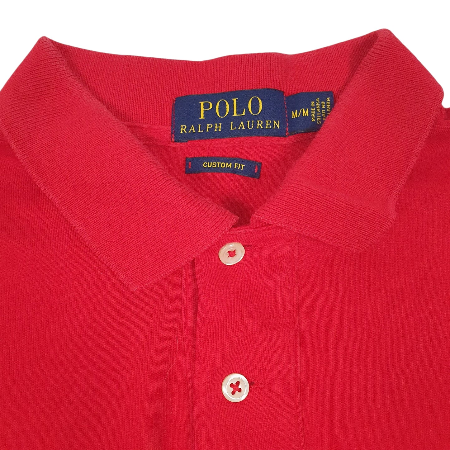 Mens Red Polo Ralph Lauren   Polo Shirt