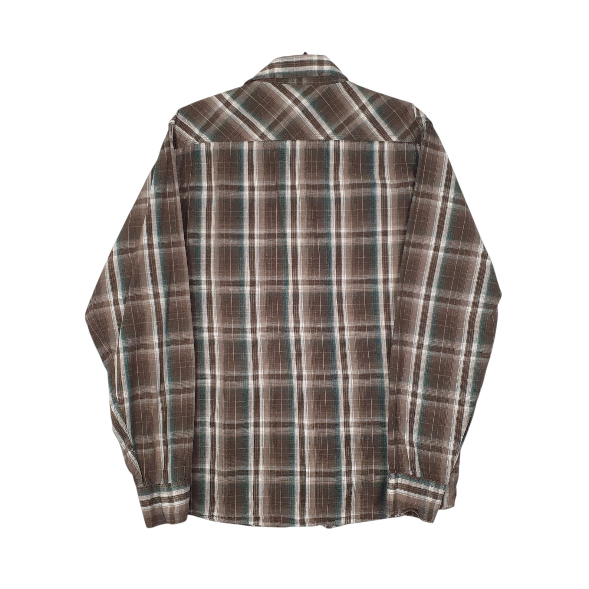 Mens Brown Wrangler   Shirt