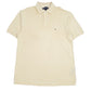 Mens Yellow Tommy Hilfiger  Short Sleeve Polo Shirt