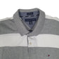 Mens Grey Tommy Hilfiger  Hoodie Polo Shirt
